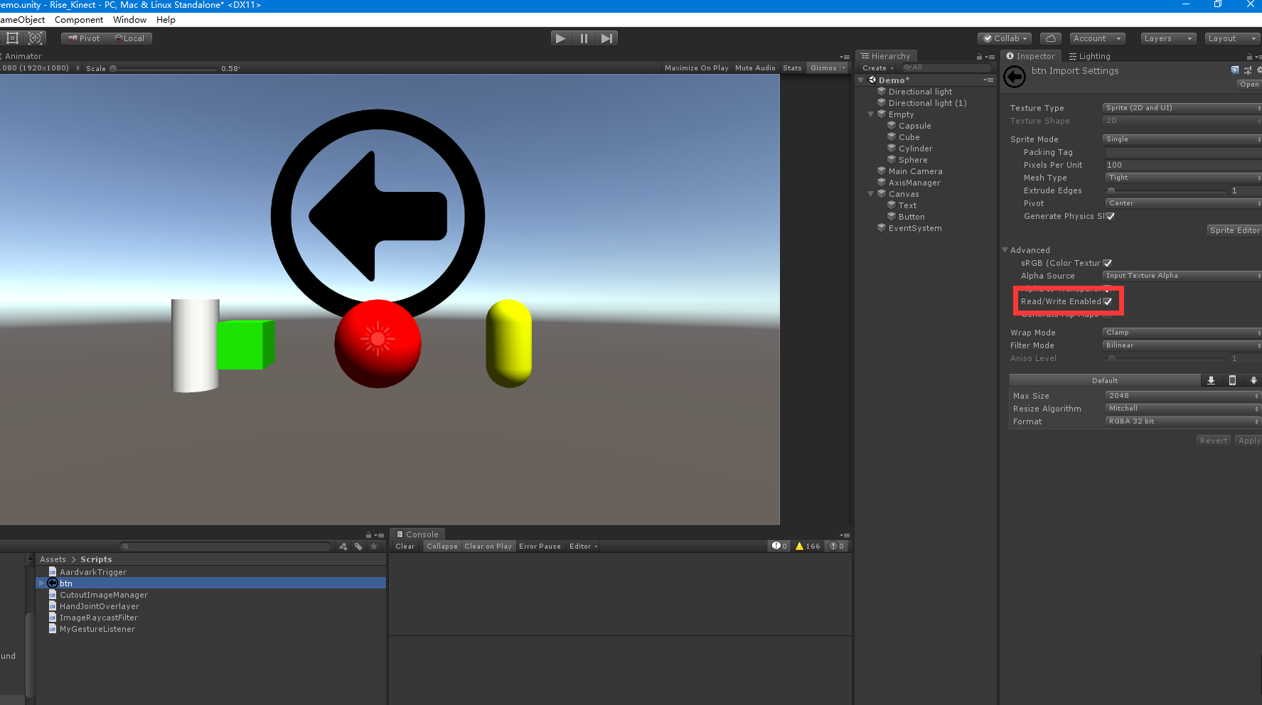 Unity3D：UGUI Button不规则图片点击事件过滤器